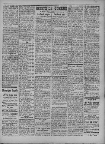 22/03/1915 - La Dépêche républicaine de Franche-Comté [Texte imprimé]
