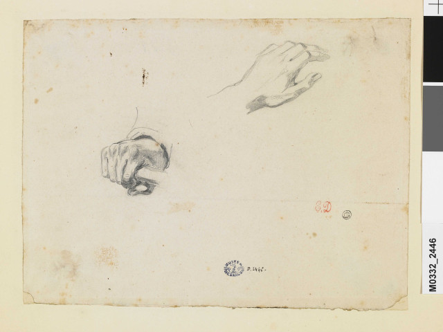 Deux études de main gauche