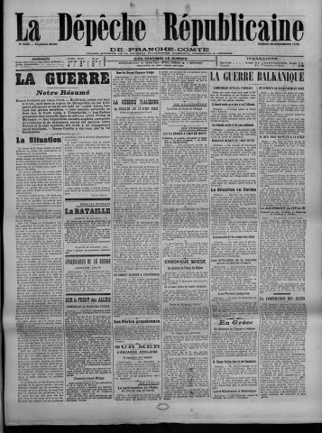 20/11/1915 - La Dépêche républicaine de Franche-Comté [Texte imprimé]