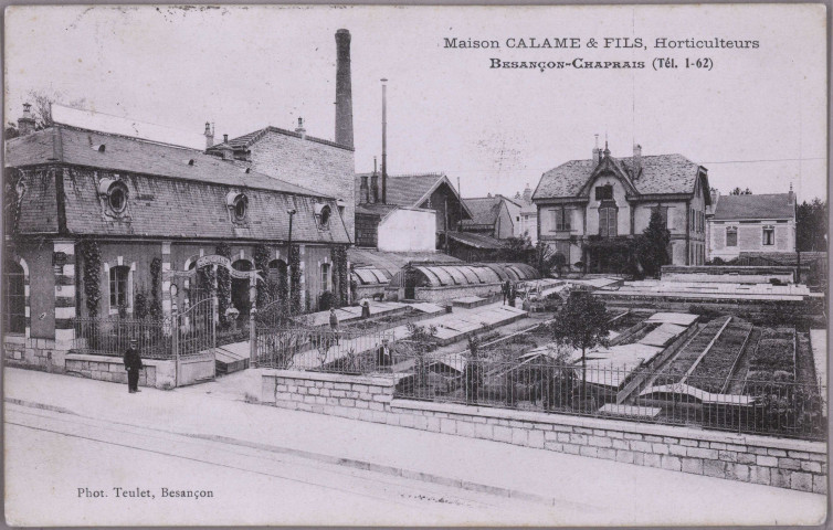 Besançon - Maison Calame & Fils, Horticulteur [image fixe] , 1901/1926