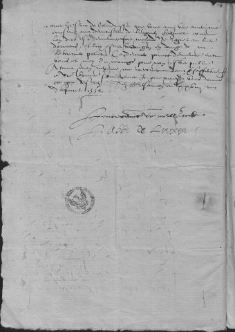 Ms Granvelle 85 - Lettres à Jacques de Saint-Mauris, prieur de Bellefontaine. Tome III. (28 avril 1559-31 janvier 1601)