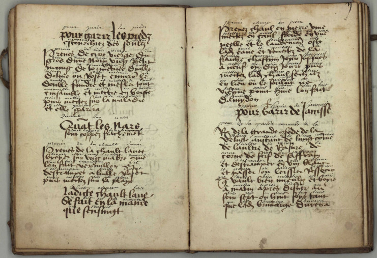 Pharmacopée et recettes anciennes, du Moyen-Age au XVIIIe siècle