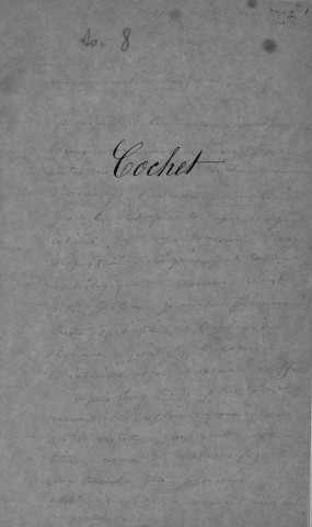 Ms 1867 - Tome VIII. Lettres adressées à Auguste Castan (1833-1892)