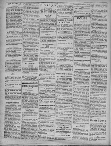 26/08/1927 - La Dépêche républicaine de Franche-Comté [Texte imprimé]