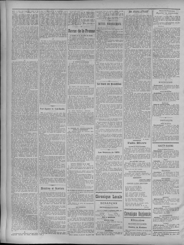 05/09/1910 - La Dépêche républicaine de Franche-Comté [Texte imprimé]