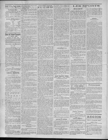 01/06/1921 - La Dépêche républicaine de Franche-Comté [Texte imprimé]