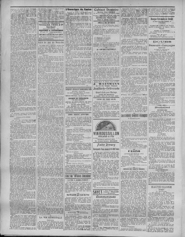 28/04/1921 - La Dépêche républicaine de Franche-Comté [Texte imprimé]