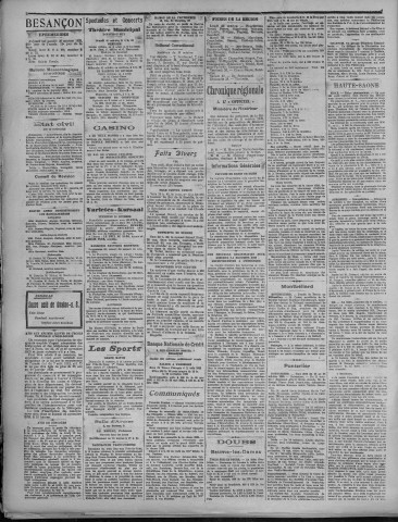20/10/1923 - La Dépêche républicaine de Franche-Comté [Texte imprimé]
