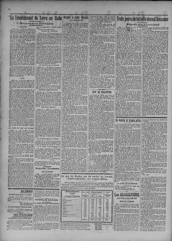 17/01/1915 - La Dépêche républicaine de Franche-Comté [Texte imprimé]