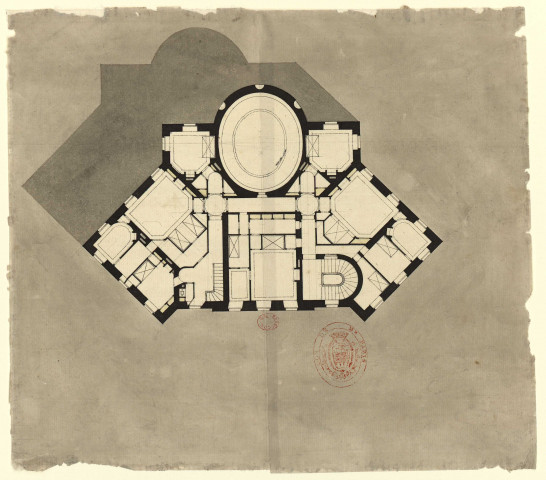 Plan de l'entresol [Dessin] , 1750/1799