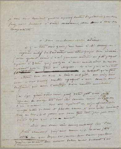 Ms Z 701 - Marianne Delélée. Lettre à Victor Hugo. Besançon, 27 août 1835