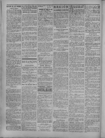 29/08/1918 - La Dépêche républicaine de Franche-Comté [Texte imprimé]
