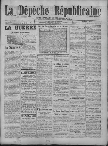 16/03/1916 - La Dépêche républicaine de Franche-Comté [Texte imprimé]