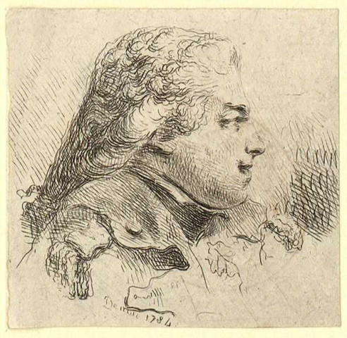 Portrait d'homme de profil [Image fixe] / Denon 1784 , 1784