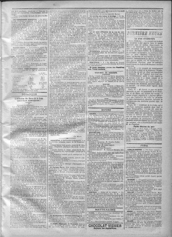 19/02/1892 - La Franche-Comté : journal politique de la région de l'Est