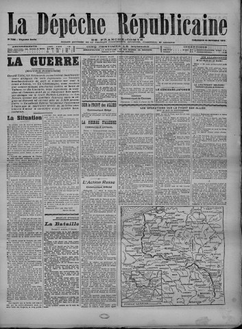 10/10/1915 - La Dépêche républicaine de Franche-Comté [Texte imprimé]