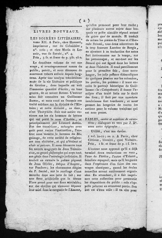 03/02/1799 - Le Nouvelliste littéraire [Texte imprimé]