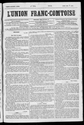 07/06/1883 - L'Union franc-comtoise [Texte imprimé]