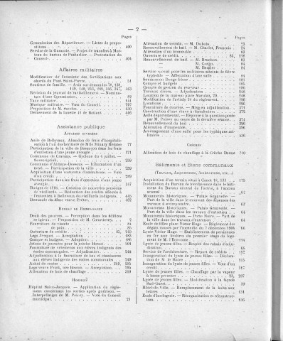 Registre des délibérations du Conseil municipal pour l'année 1905 (imprimé)
