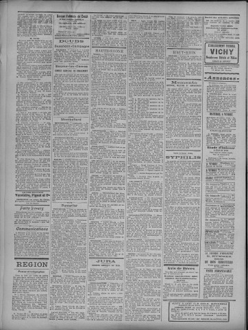 23/08/1920 - La Dépêche républicaine de Franche-Comté [Texte imprimé]
