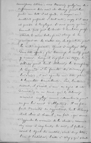 Ms 1862 - Tome III. Lettres adressées par Auguste Castan à Jules Quicherat et réponses de Quicherat (1855-1882)