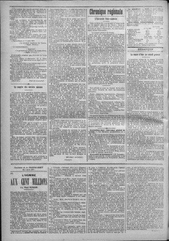 07/04/1891 - La Franche-Comté : journal politique de la région de l'Est