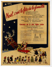 Noël c'est la fête de la famille, concours de la plus belle lettre, affiche