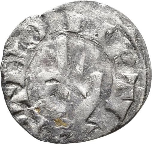 874.1.45 - pièce de monnaie ; denier estevenant