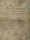 Ms 716 - Cartulaire de l'archevêché de Besançon