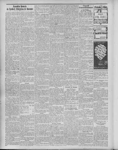 12/07/1933 - La Dépêche républicaine de Franche-Comté [Texte imprimé]