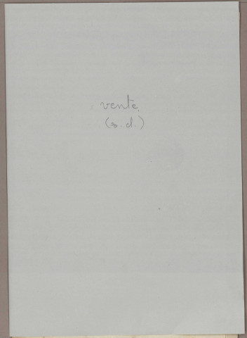 Vente : copie de l'acte de vente (s.d.) ; acquisition par la Ville de Besançon ; affiche (1863) ; réalisation d'une statue en marbre du Cardinal de Granvelle : arrêté préfectoral, délibérations du conseil municipal, contrat, correspondance (1864-1902) ; projet de reconstruction : correspondance (1872-1873) ; projet d'aménagement d'une salle de concerts et banquets au sein du Palais Granvelle : plan (1882) ; absences injustifiées du concierge : correspondance (1890) ; déplacement de la statue du Cardinal de Granvelle : devis, correspondance (1947-1948).