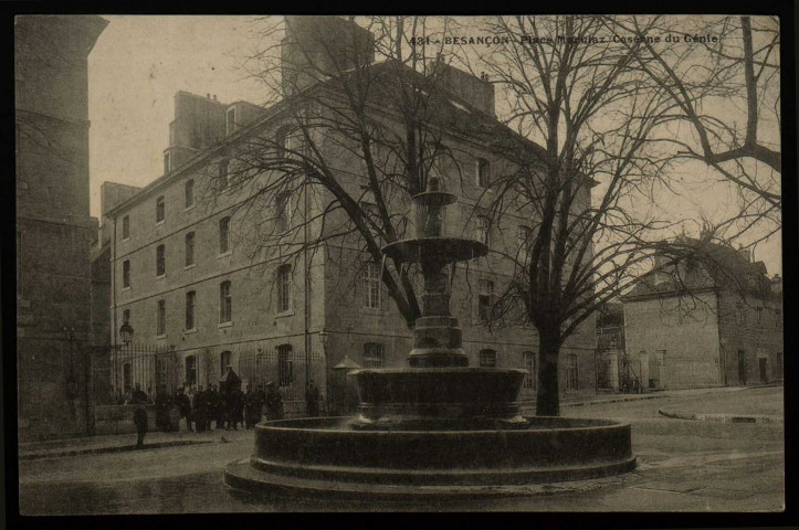 Besançon - Place Marulaz. Caserne du Génie [image fixe] , 1904/1906