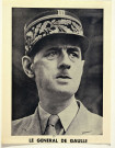 Le Général de Gaulle.- S.l.n.d., affichette