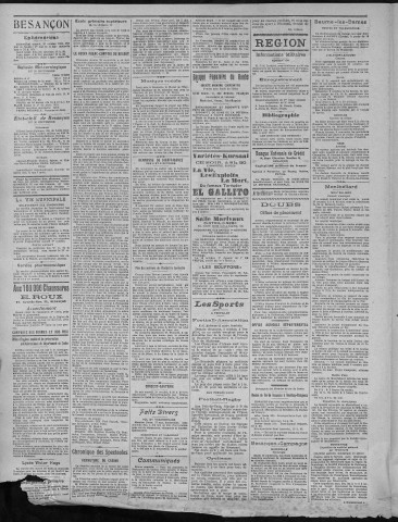 01/10/1921 - La Dépêche républicaine de Franche-Comté [Texte imprimé]