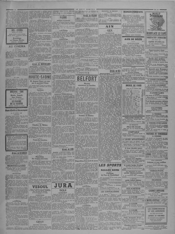 25/10/1940 - Le petit comtois [Texte imprimé] : journal républicain démocratique quotidien