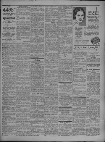 22/01/1931 - Le petit comtois [Texte imprimé] : journal républicain démocratique quotidien