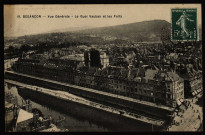 Besançon. Vue générale. Le Quai Vauban et les Forts [image fixe] , Besançon : Raffin, 1909