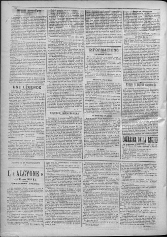 10/04/1889 - La Franche-Comté : journal politique de la région de l'Est