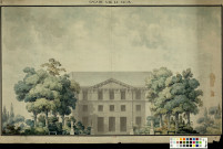 [Château de Colmoulins]. Façade sur la cour [Image fixe] , 1771/1799