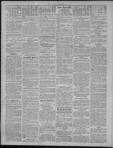 01/03/1922 - La Dépêche républicaine de Franche-Comté [Texte imprimé]