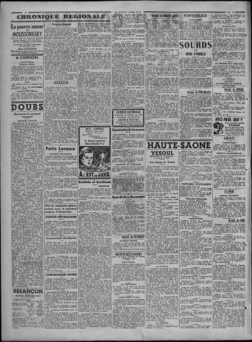 22/06/1939 - Le petit comtois [Texte imprimé] : journal républicain démocratique quotidien