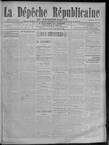 18/05/1906 - La Dépêche républicaine de Franche-Comté [Texte imprimé]