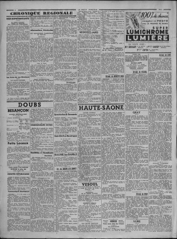 23/06/1937 - Le petit comtois [Texte imprimé] : journal républicain démocratique quotidien