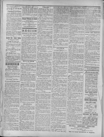 14/07/1919 - La Dépêche républicaine de Franche-Comté [Texte imprimé]