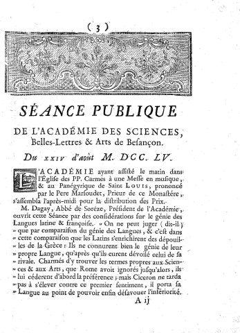 1755 - Séance publique