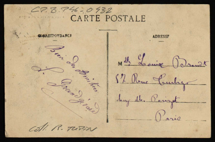 Du Camp de Chalons à Besançon - Le Lieutenant Aviateur REMY à son arrivée. [image fixe] , 1904/1911