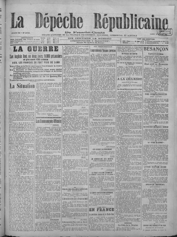 26/10/1918 - La Dépêche républicaine de Franche-Comté [Texte imprimé]