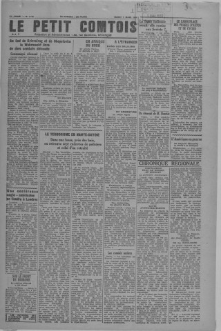 07/03/1944 - Le petit comtois [Texte imprimé] : journal républicain démocratique quotidien