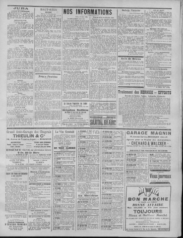 17/03/1921 - La Dépêche républicaine de Franche-Comté [Texte imprimé]