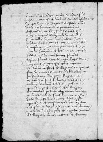 Ms 1588 - Documents concernant les relations de la Franche-Comté avec les Cantons suisses. (XVIe et XVIIe siècles)